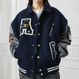 Varsity jacket navy