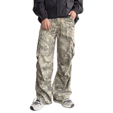 Camouflage baggy jeans