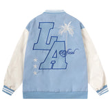 Varsity jacket bleu