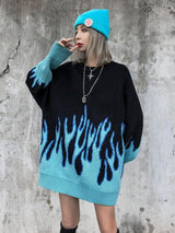 bleu-flame-knit-sweater