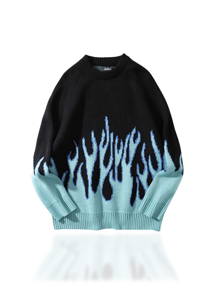 blue-flame-knit-sweater