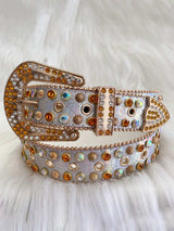 Ceinture strass argent