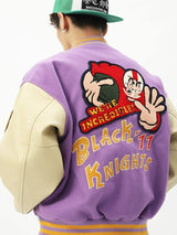 VARSITY JACKET VIOLET