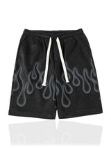 short-flamme-noir